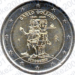 Italia - 2€ Comm. 2026 FDC Collodi Pinocchio