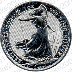 Britannia - 1 Oncia Argento 2026 FDC Carlo III