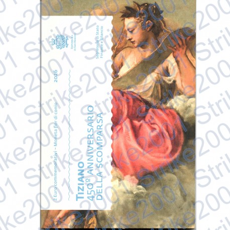 San Marino - 2€ Comm. 2026 FDC Tiziano in Folder