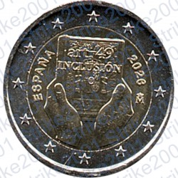 Spagna - 2€ Comm. 2026 FDC Inclusione