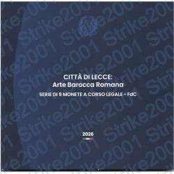 Italia - Divisionale Ufficiale 2026 FDC 9 Valori