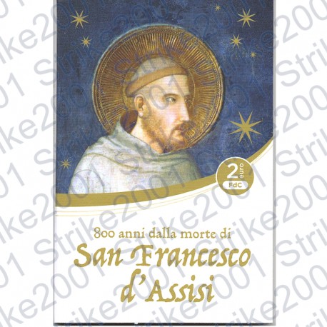 Italia - 2€ Comm. 2026 FDC San Francesco D' Assisi in Folder