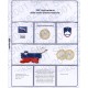 Kit Foglio 3 Euro Comm. Bimetallico Slovenia 2026 Srecko Kosovel