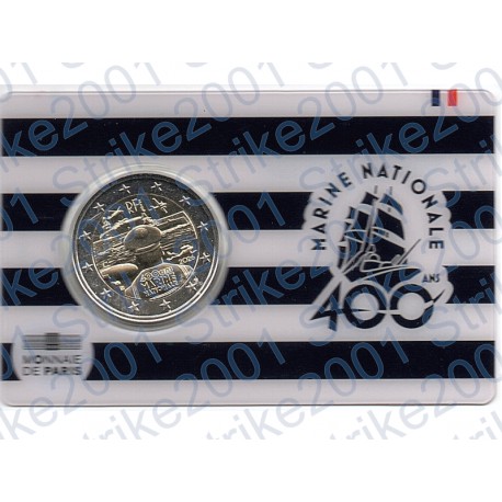 Francia - 2€ Comm. 2026 FDC Marina Militare in Folder