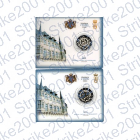 Lussemburgo - 2 x 2€ Comm. 2026 FDC Carlo Magno / Granduca  in Folder