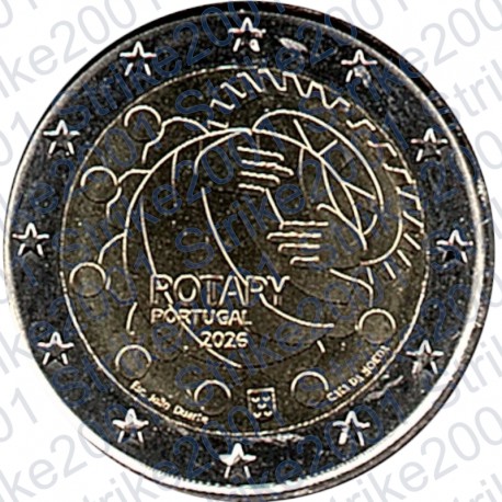 Portogallo - 2€ Comm. 2026 FDC 100° Rotary