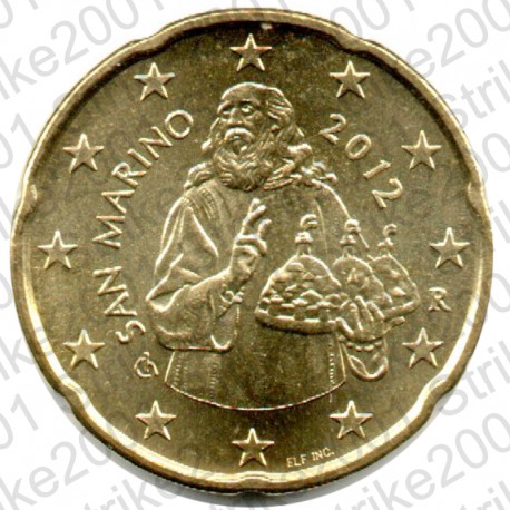 San Marino 2012 - 20 Cent. FDC