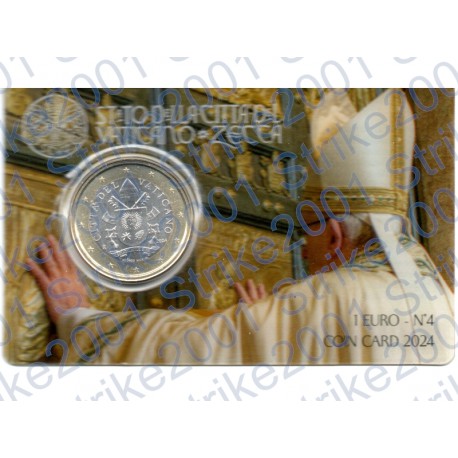 Vaticano - Coin Card 2024 1 Euro FDC nr. 4