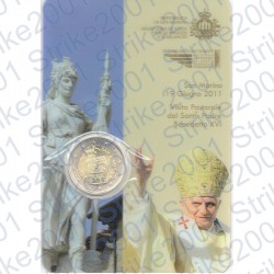 San Marino - 2 Euro in folder 2011 FDC