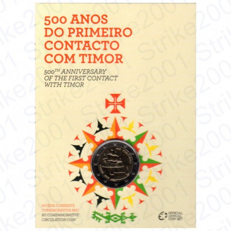 Portogallo - 2€ Comm. 2015 in Folder Timor FDC