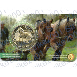 Belgio - 2,5€ 2026 FDC Cavallo da tiro in folder - (Olanda)