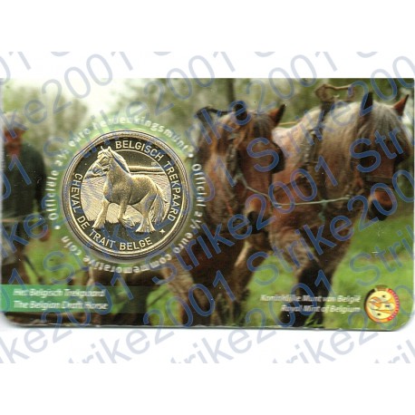 Belgio - 2,5€ 2026 FDC Cavallo da tiro in folder - (Olanda)