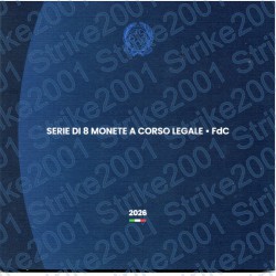 Italia - Divisionale Ufficiale 2026 FDC 8 Valori