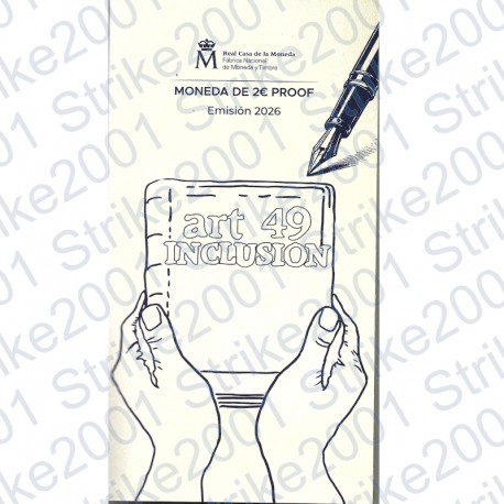 Spagna - 2€ Comm. 2026 FS Inclusione in Folder