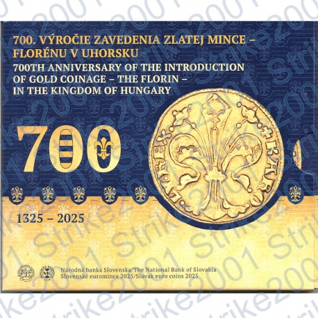 Slovacchia - Divisionale Ufficiale 2025 FDC 700° Fiorino