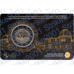 Belgio - 2€ Comm. 2026 FDC Istituto Geografico Nazionale (Francia) in Folder