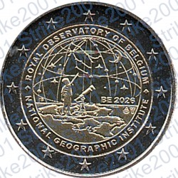 Belgio - 2€ Comm. 2026 FDC Istituto Geografico Nazionale