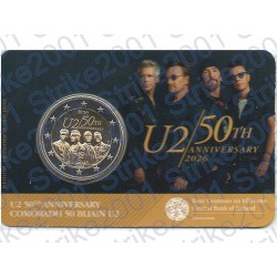 Irlanda - 2€ Comm. 2026 FDC U2 in Folder
