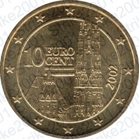 Austria 2002 - 10 Cent. FDC