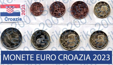 Monete Euro Croazia 2023