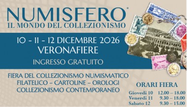 Numisfero 2026. Il mondo del collezionismo!